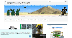 Desktop Screenshot of dohgonuniversity.com